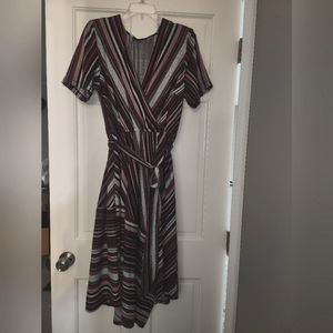 Lane Bryant Faux Wrap Asymmetrical Dress size 14/16